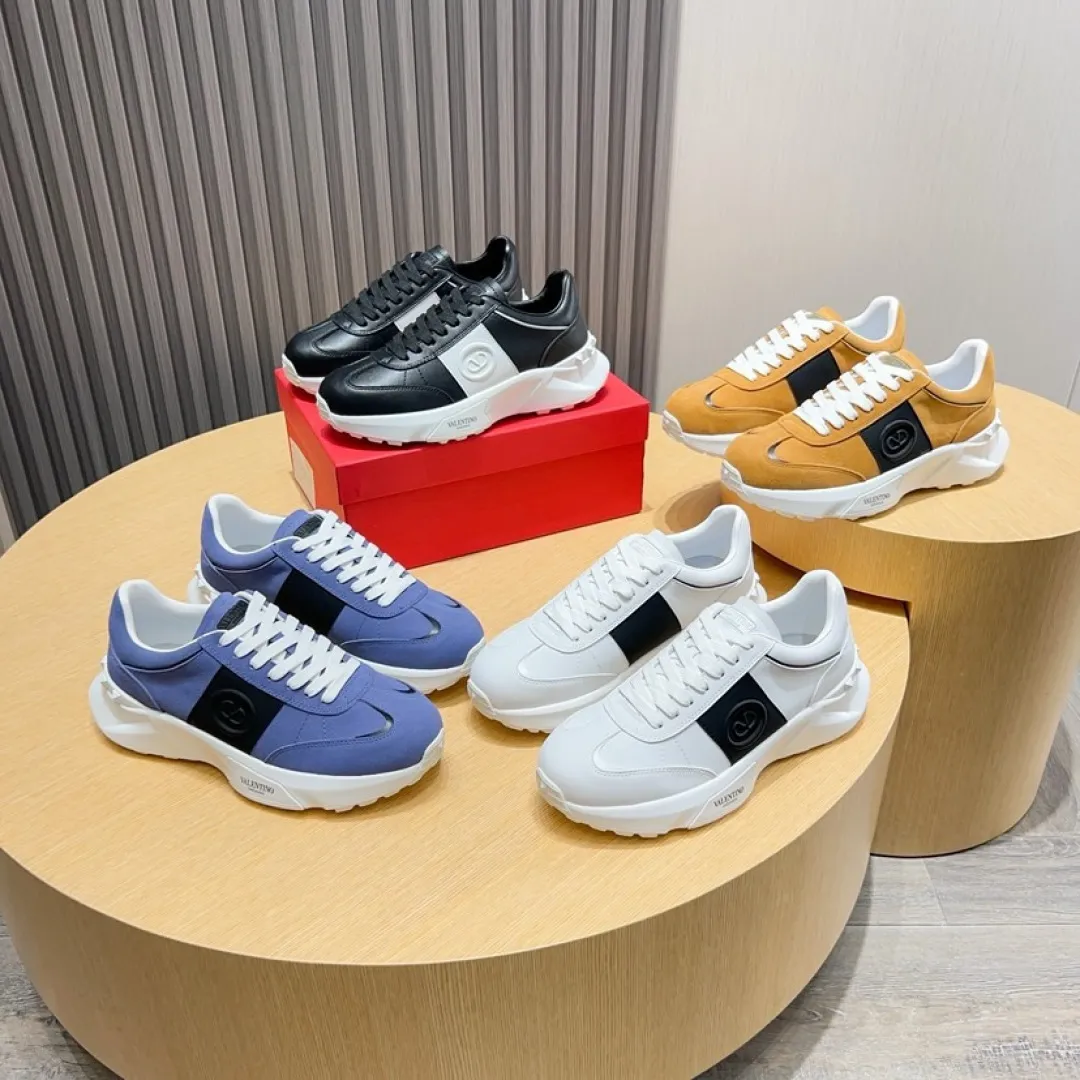 Men's Men's Shoes 💰P520💰[VALENTINO] Huanu Tianlun Fashionable Casual Sports Shoes Original model opening, new models available first! Not high-profile yet avant-garde! Simple, low-key and fashionable, super versatile style, the upper is made of original cowhide, luxurious sheepskin lining craftsmanship, sole: the original sole is specially provided by the original factory and is super comfortable. The version is comfortable on the feet and is so strict on any small area. Size: 38-45 (45 is custom-made and cannot be returned or exchanged)